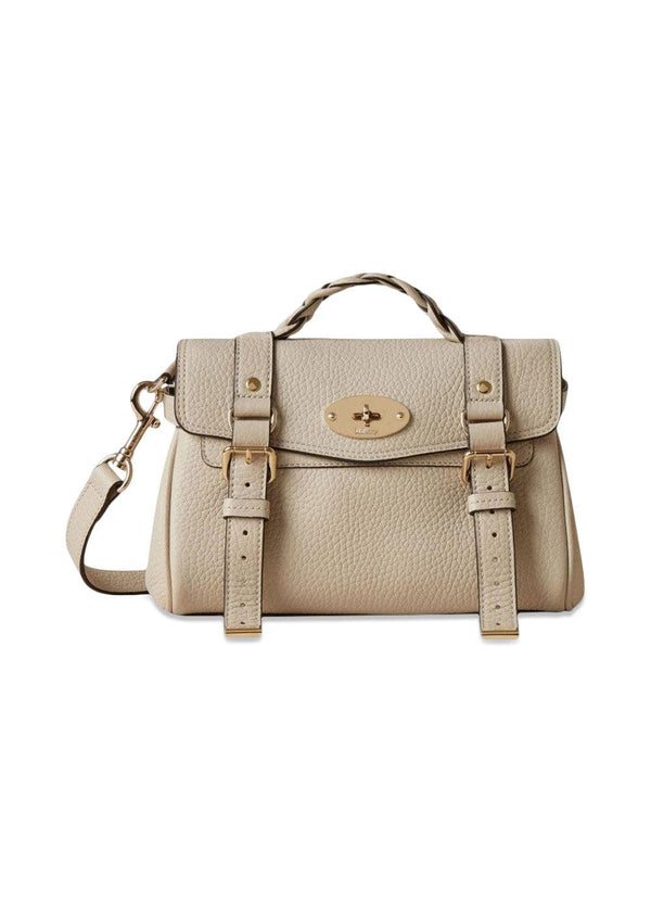 Mini Alexa Heavy Grain - Chalk-Bags-Mulberry-Butler Loftet