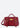 Mini Alexa Waxed Snake Print - Apple Red