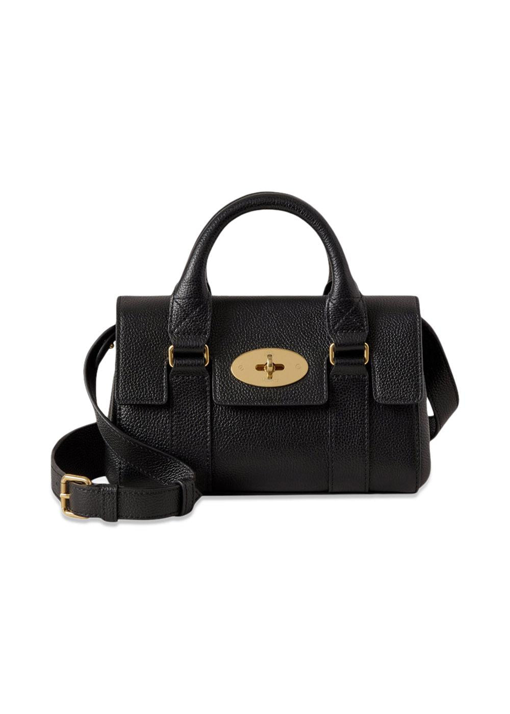 Mini Heritage Bayswater SCG - Black-Bags-Mulberry-Butler Loftet