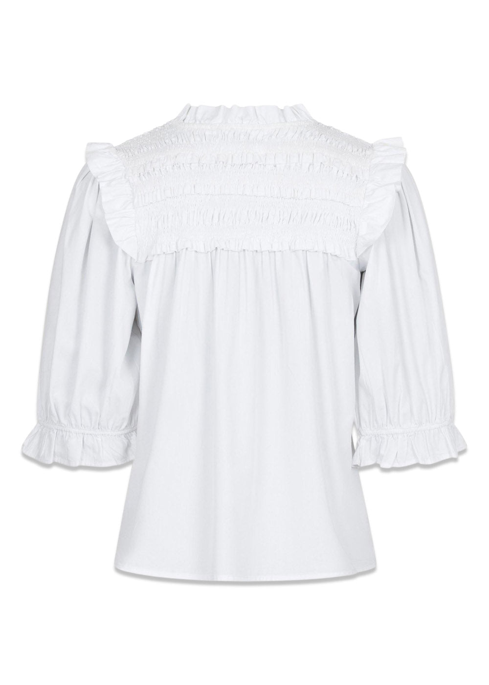 Miri C poplin Blouse - White