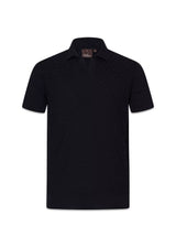 Mirza Poloshirt S-S - Navy Sea-Knitwear-Oscar Jacobson-Butler Loftet