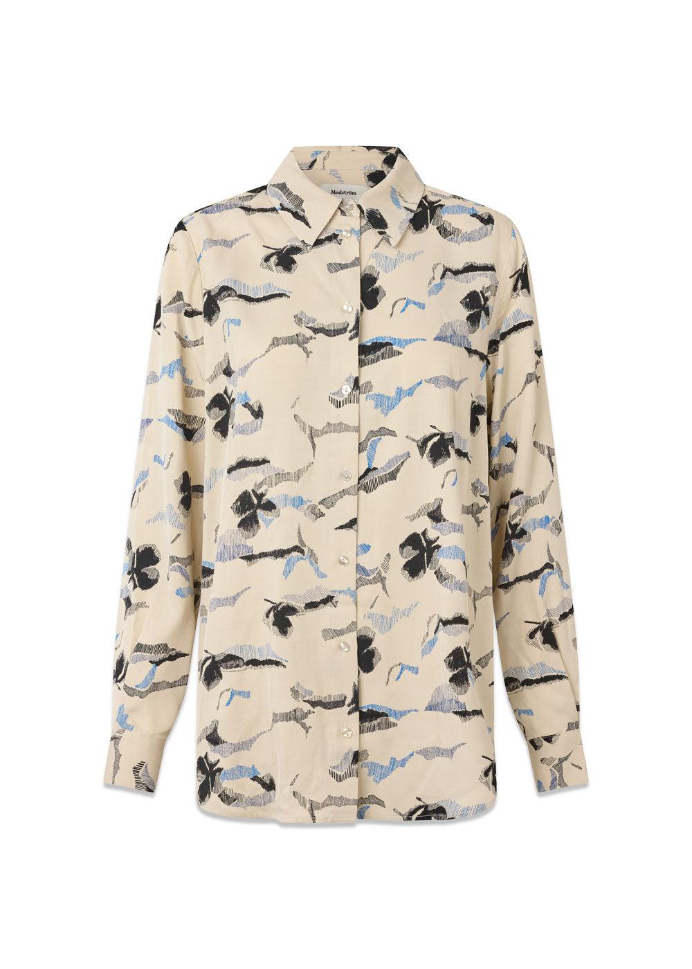 MistMD print shirt - Flower Horizon-Shirts-Modström-Butler Loftet