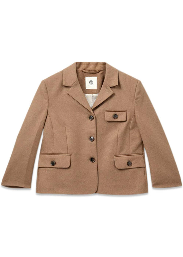 Mitch Fitted Jacket - Camel-Outerwear-The Garment-Butler Loftet