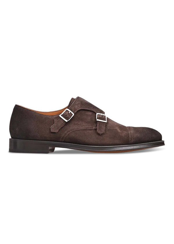 Monk Straps Suede - Caffe