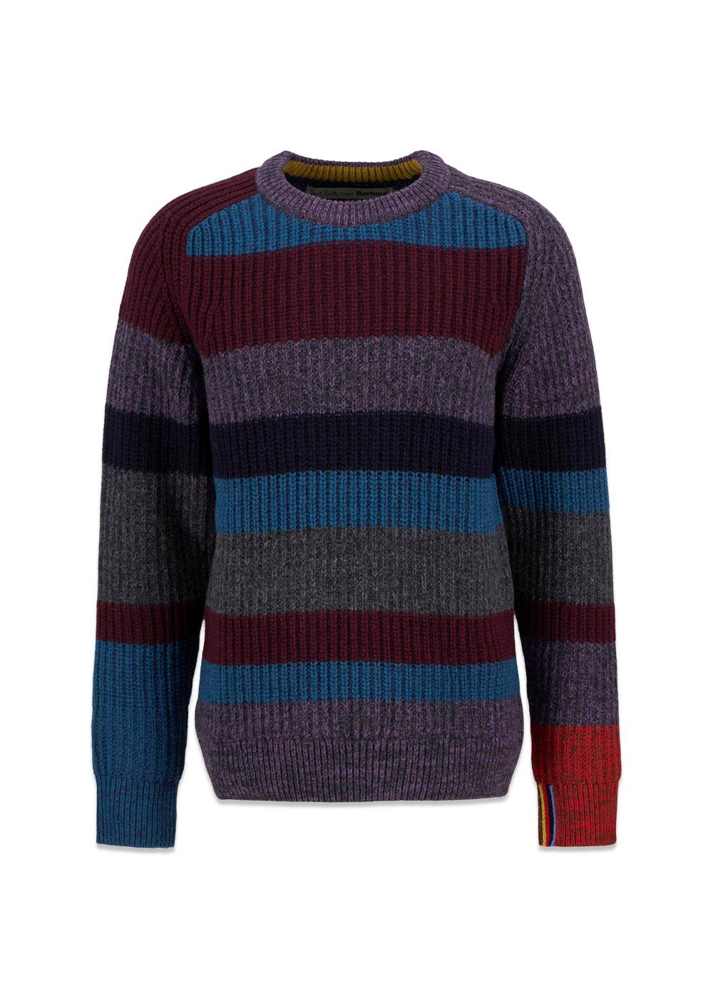 Multi Striped Crew - Multi Stripe-Knitwear-Barbour-Butler Loftet