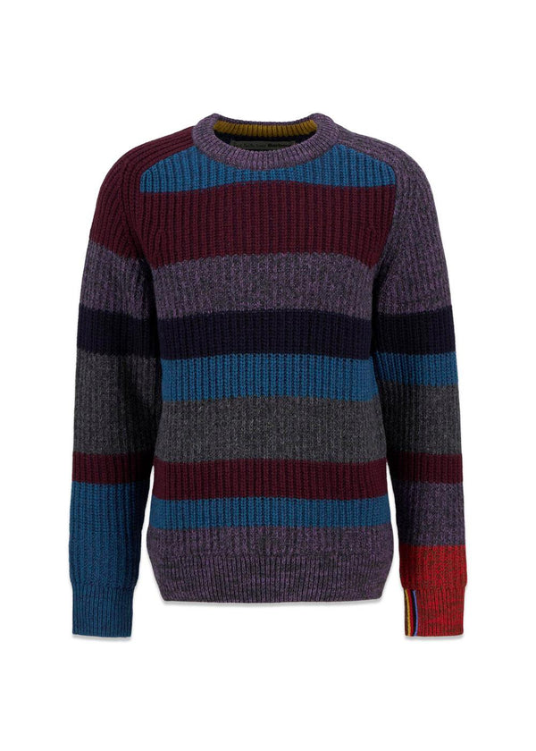 Multi Striped Crew - Multi Stripe-Knitwear-Barbour-Butler Loftet
