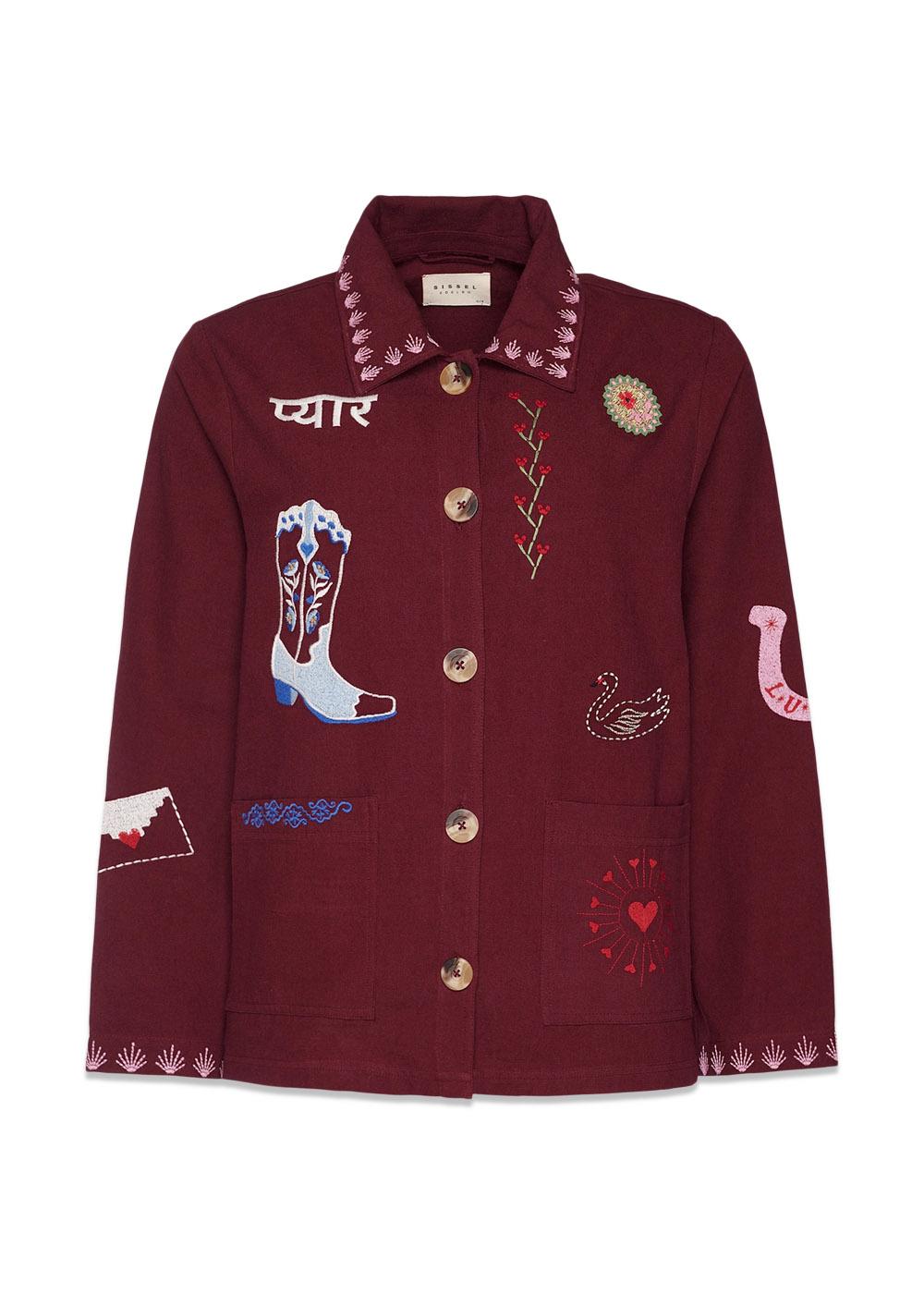 My Jacket - Burgundy-Outerwear-Sissel Edelbo-Butler Loftet