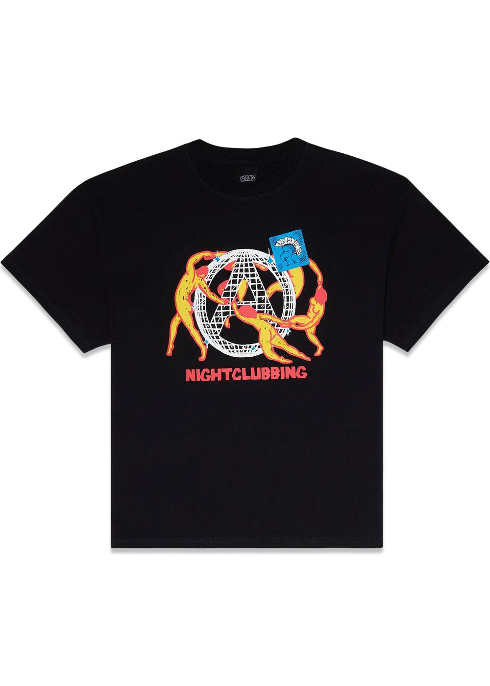 NIGHTCLUBBING TEE - Old Black