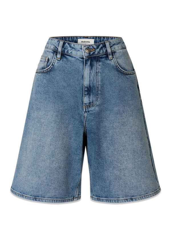 Nadjamd solid shorts - Shadow Blue-Shorts-Modström-Butler Loftet