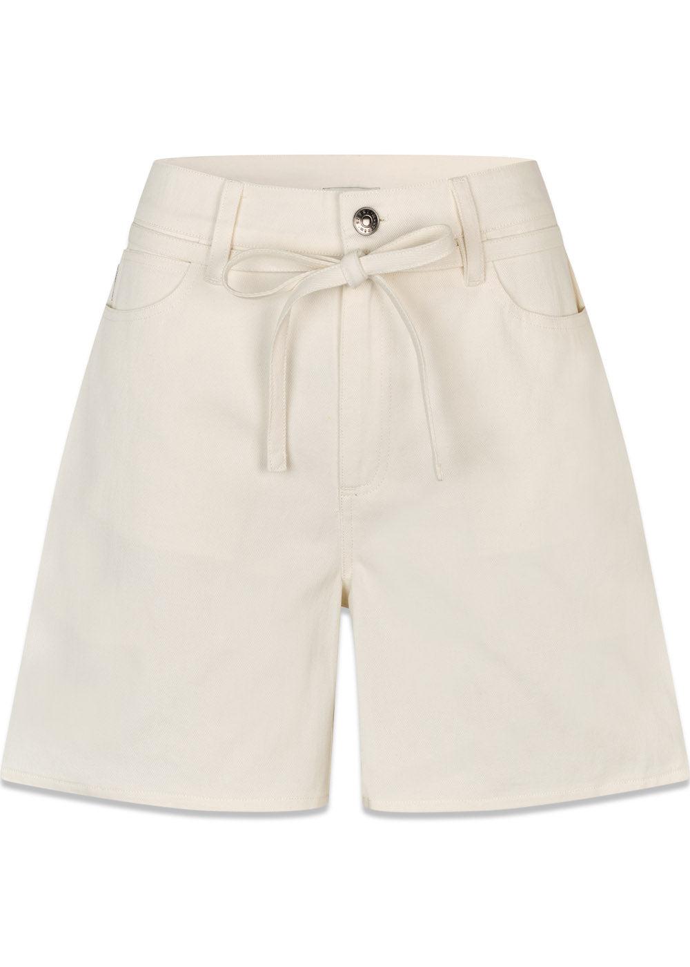 Naomamd solid shorts - Soft White-Shorts-Modström-Butler Loftet