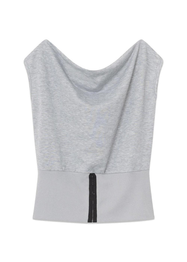 NaomiRS Top - Light Grey Melange-Top-RÉSUMÉ-Butler Loftet