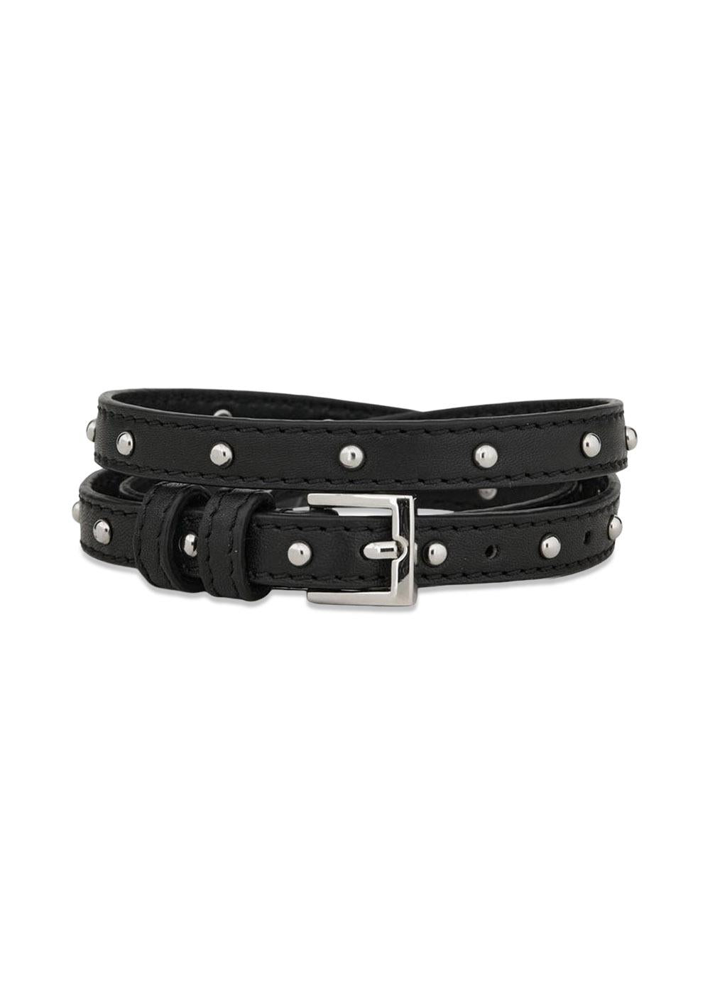 Nappa Stud Aria Belt - Black-Belts-BeckSöndergaard-Butler Loftet