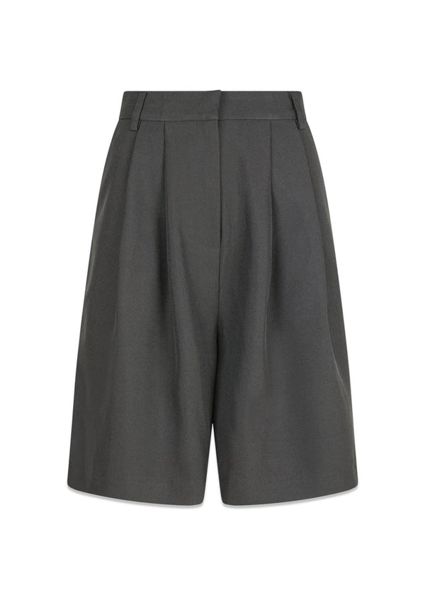Nika Structure Shorts - Dark Grey-Shorts-Neo Noir-Butler Loftet