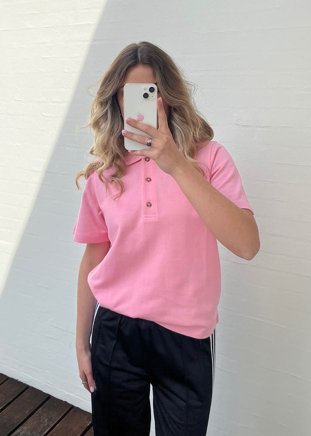 Pink Butler's Nobumd solid polo - Sea Pink – Butler Loftet NO