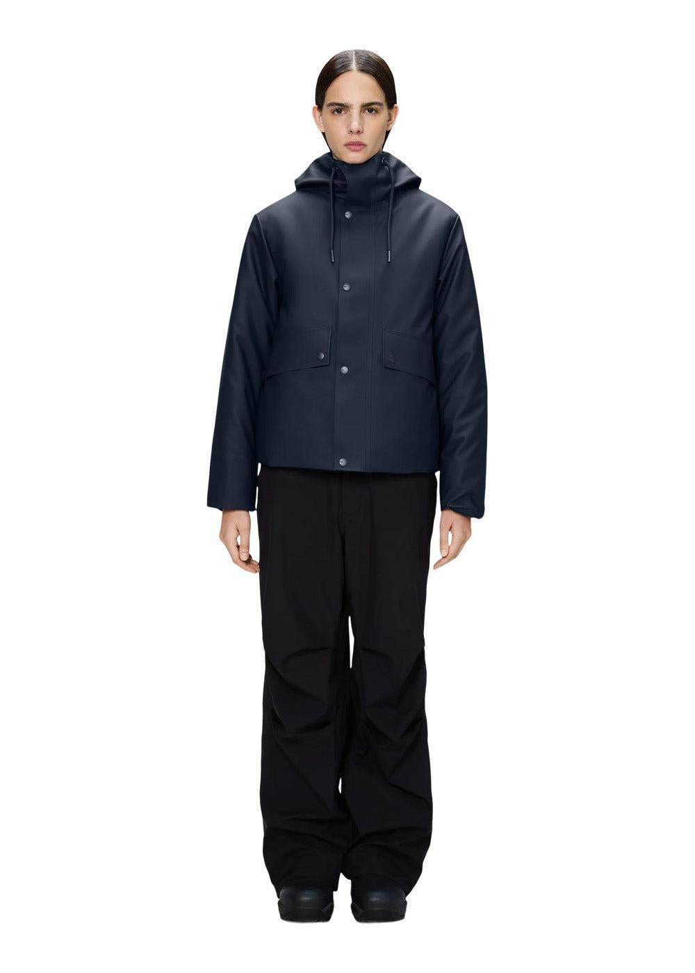 Nome Short W Parka W3T3 - Navy-Outerwear-Rains-Butler Loftet