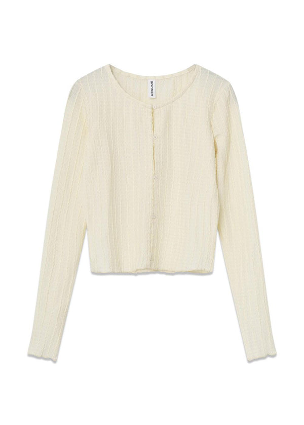 NormieRS Blouse - Creme-Blouses-RÉSUMÉ-Butler Loftet
