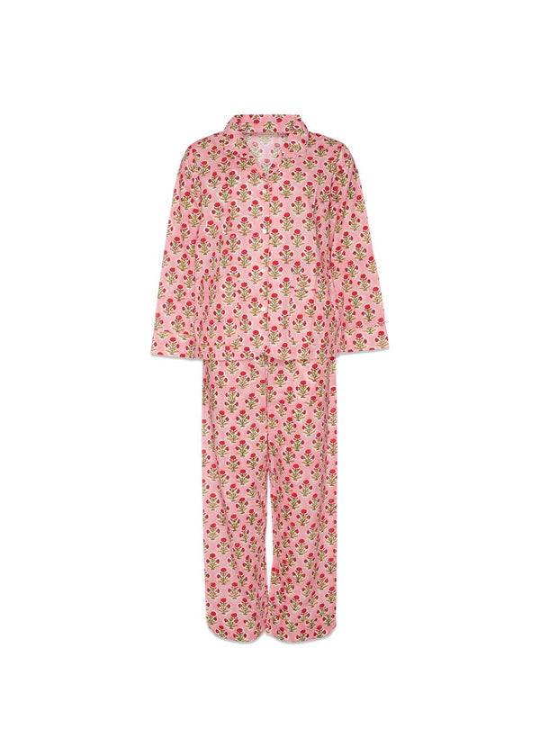 Nuit Pyjamas Set - Cherry Flower-Shirts-Sissel Edelbo-Butler Loftet