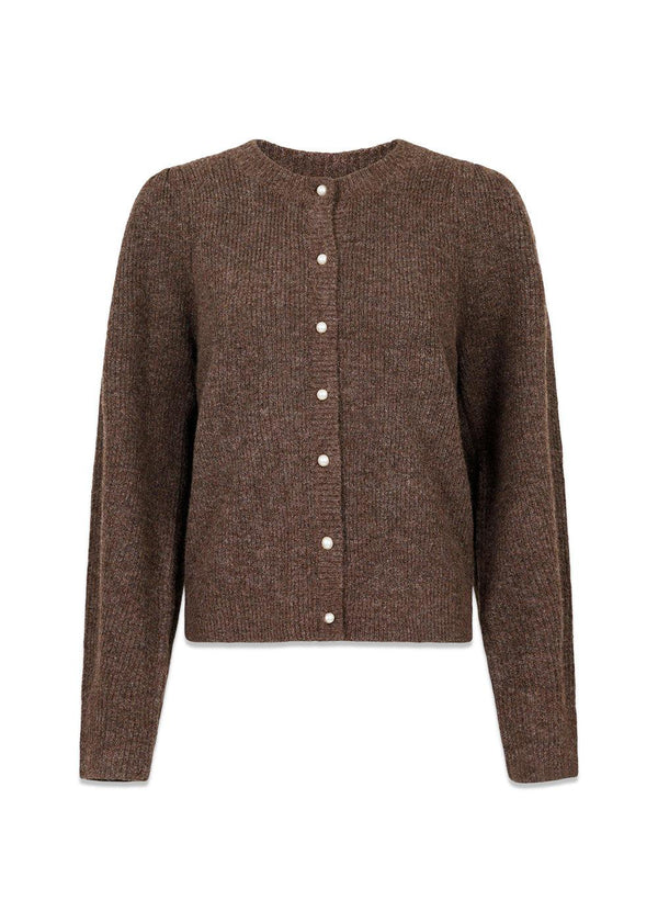 Nuna Knit Cardigan - Brown Melange