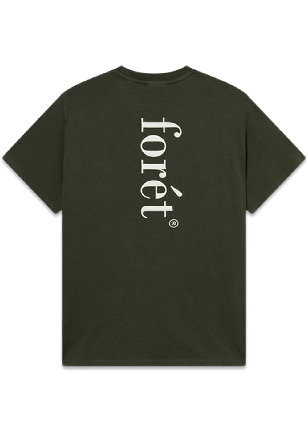 OCEAN T-SHIRT - Dark Moss/Cloud-T-shirts-Forét-Butler Loftet