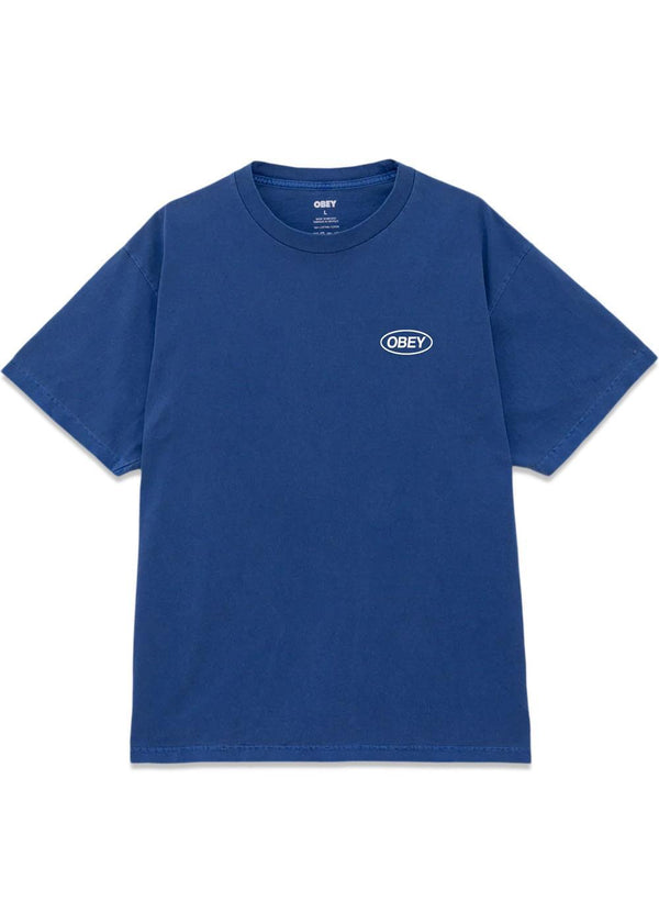 Obey Code Electric - Blue-T-shirts-OBEY-Butler Loftet