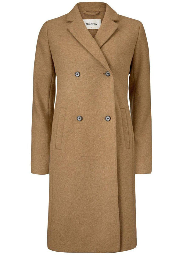 Modströms Odelia coat - Brown Sugar. Køb frakker||vinterjakker her.