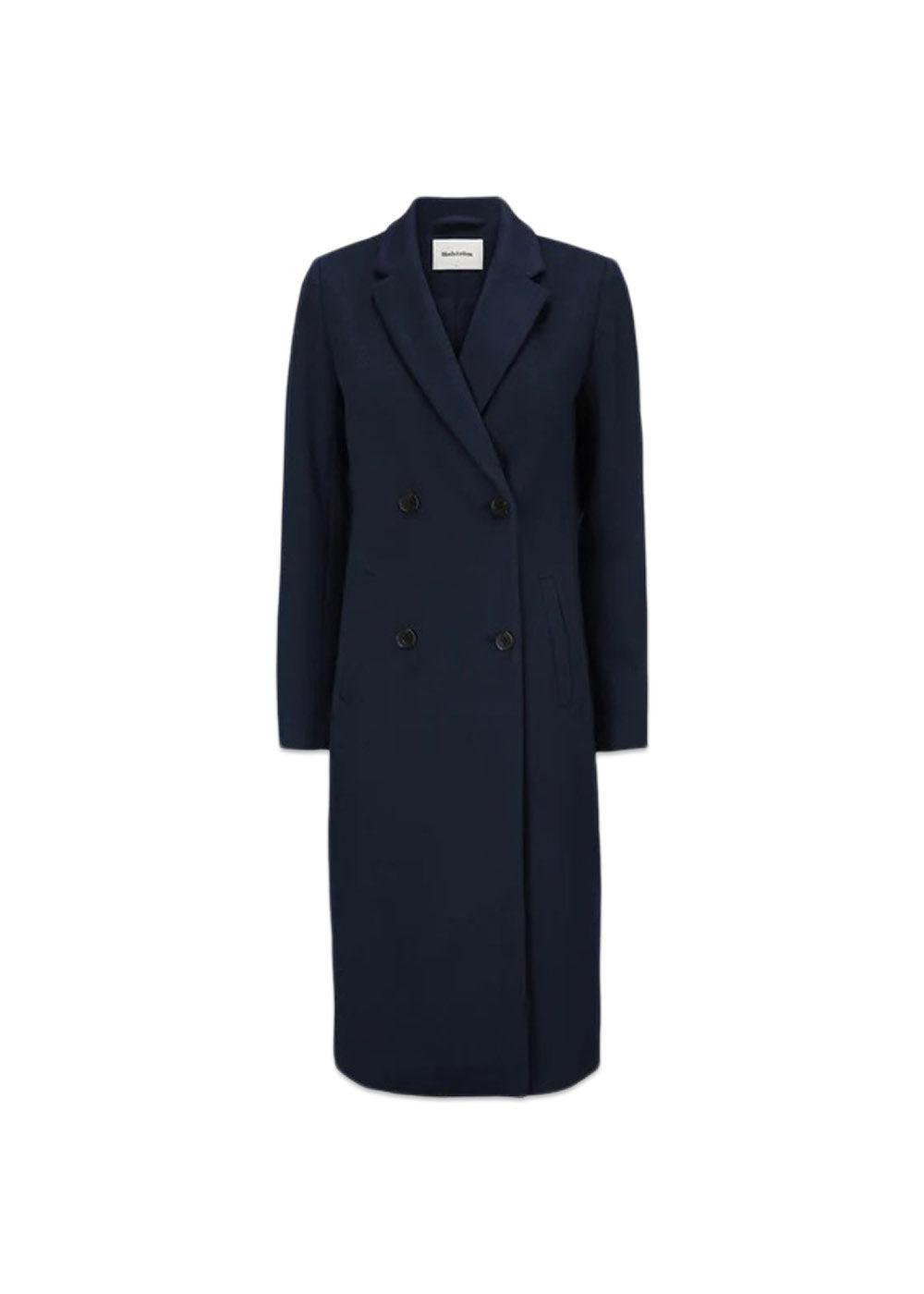 Odelia long coat - Navy Sky