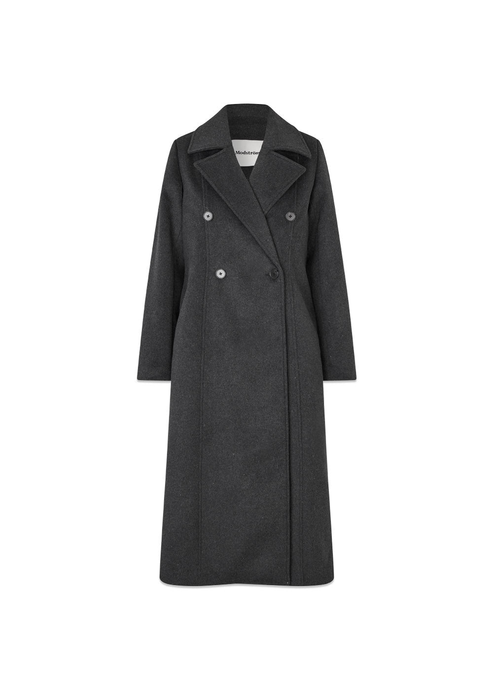 Olinamd coat - Dark Grey Melange-Outerwear-Modström-Butler Loftet