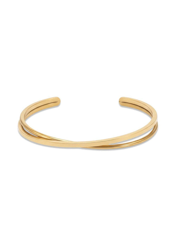 Olympia Bangle - Gold Stainless Steel-Jewellery-Jane Kønig-Butler Loftet