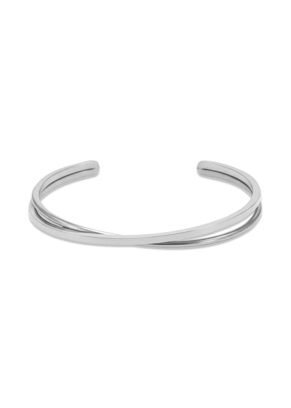Olympia Bangle - Silver Stainless Steel-Jewellery-Jane Kønig-Butler Loftet