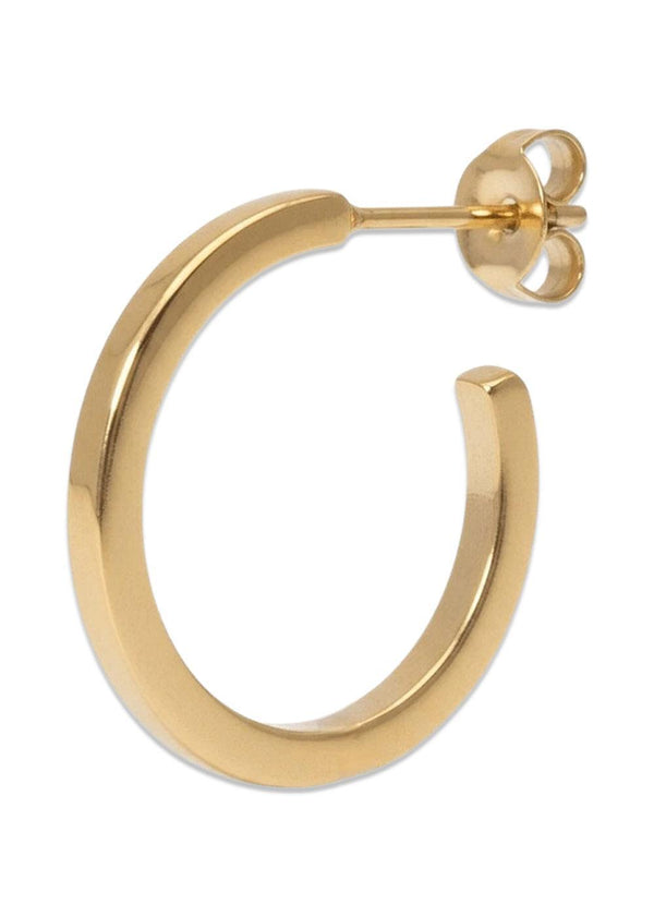 Olympia Hoop 15 - Gold Stainless Steel-Jewellery-Jane Kønig-Butler Loftet