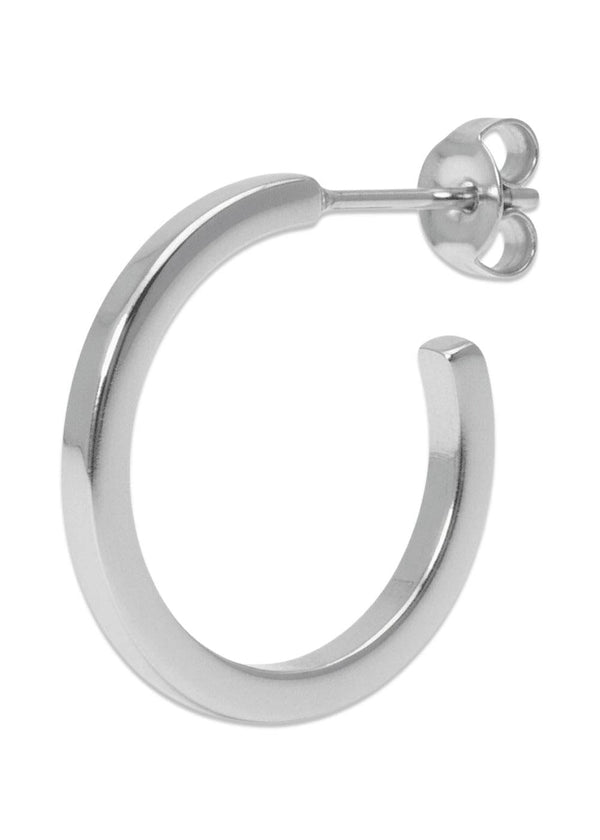 Olympia Hoop 15 - Silver Stainless Steel-Jewellery-Jane Kønig-Butler Loftet