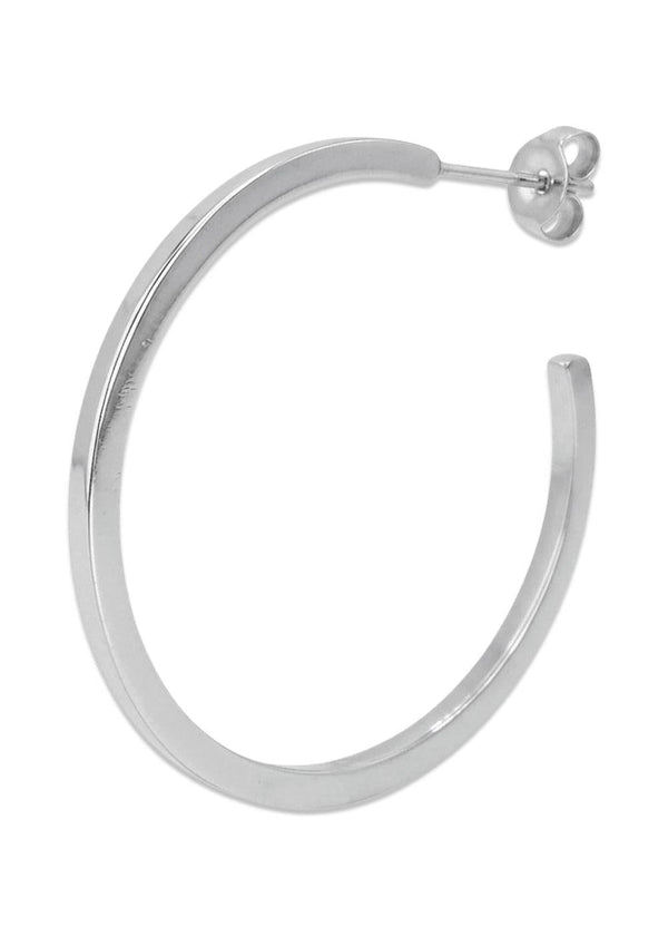 Olympia Hoop 27 - Silver Stainless Steel-Jewellery-Jane Kønig-Butler Loftet