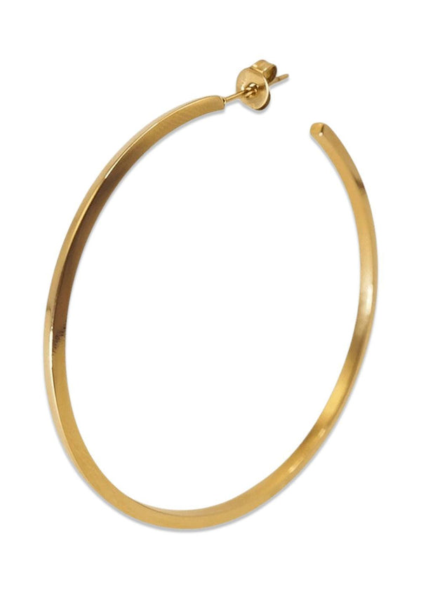 Olympia Hoop 43 - Gold Stainless Steel-Jewellery-Jane Kønig-Butler Loftet