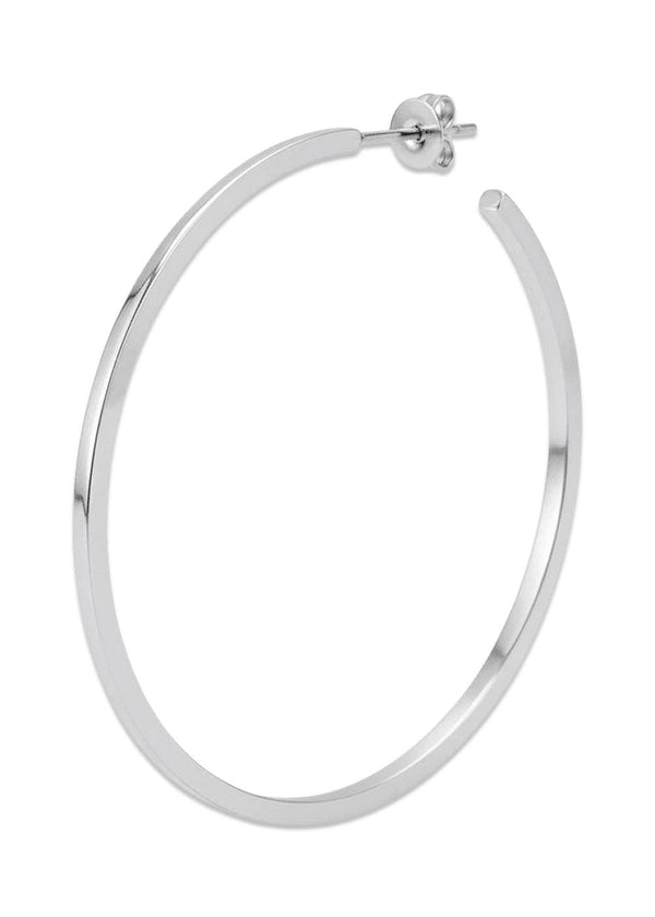 Olympia Hoop 43 - Silver Stainless Steel-Jewellery-Jane Kønig-Butler Loftet