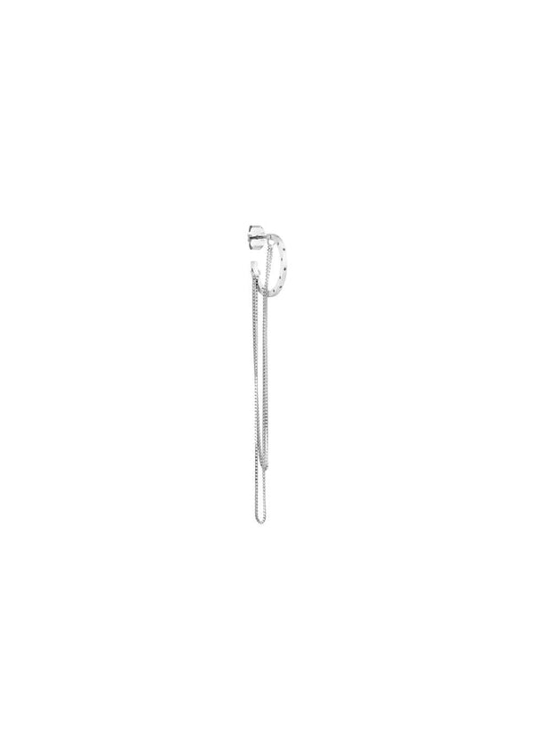 Orbis Chain Hoop - Silver-Jewellery-Jane Kønig-Butler Loftet