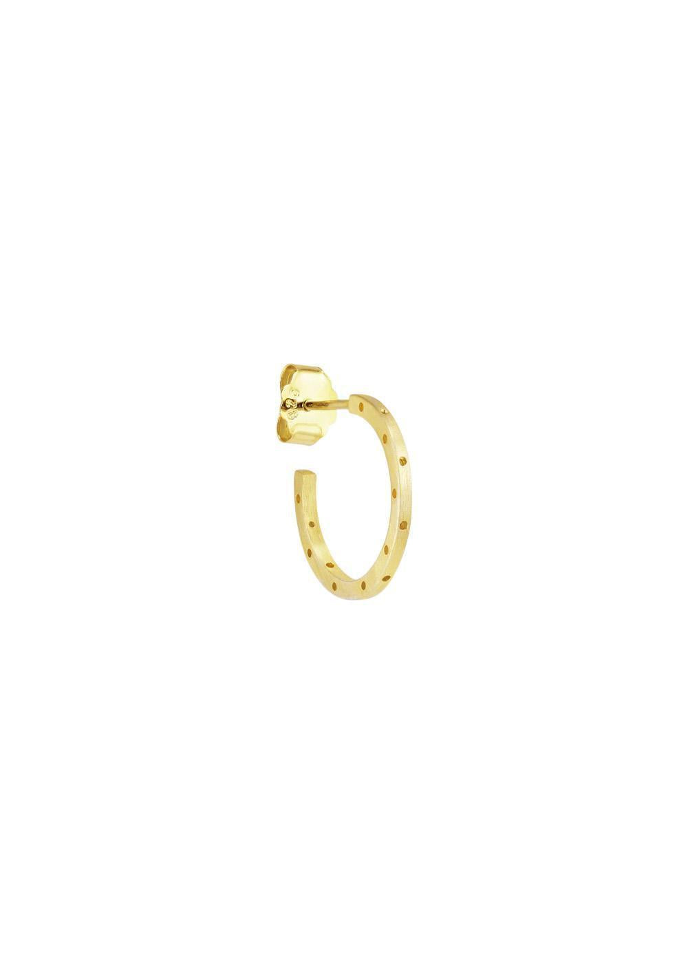 Orbis Hoop - Goldplated-Jewellery-Jane Kønig-Butler Loftet