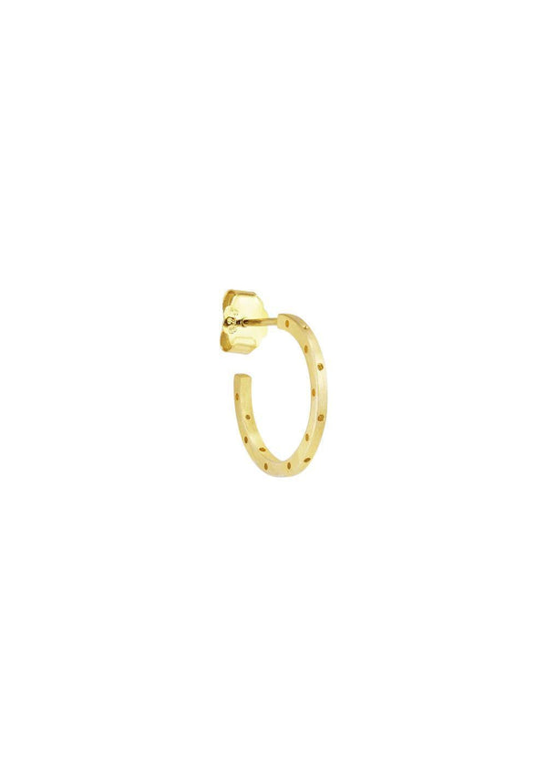 Orbis Hoop - Goldplated-Jewellery-Jane Kønig-Butler Loftet