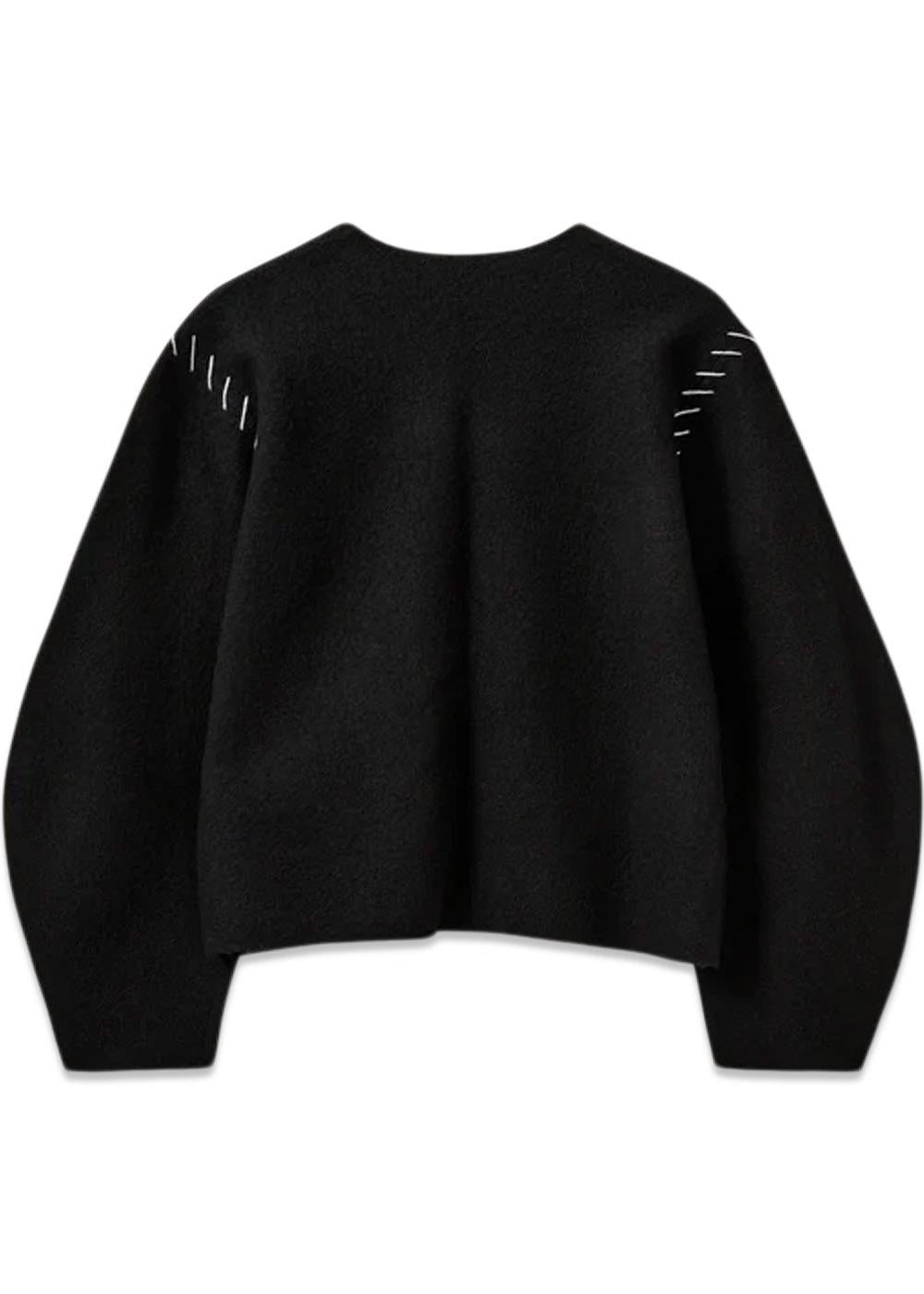 Oslo Sweater - Black-Knitwear-The Garment-Butler Loftet