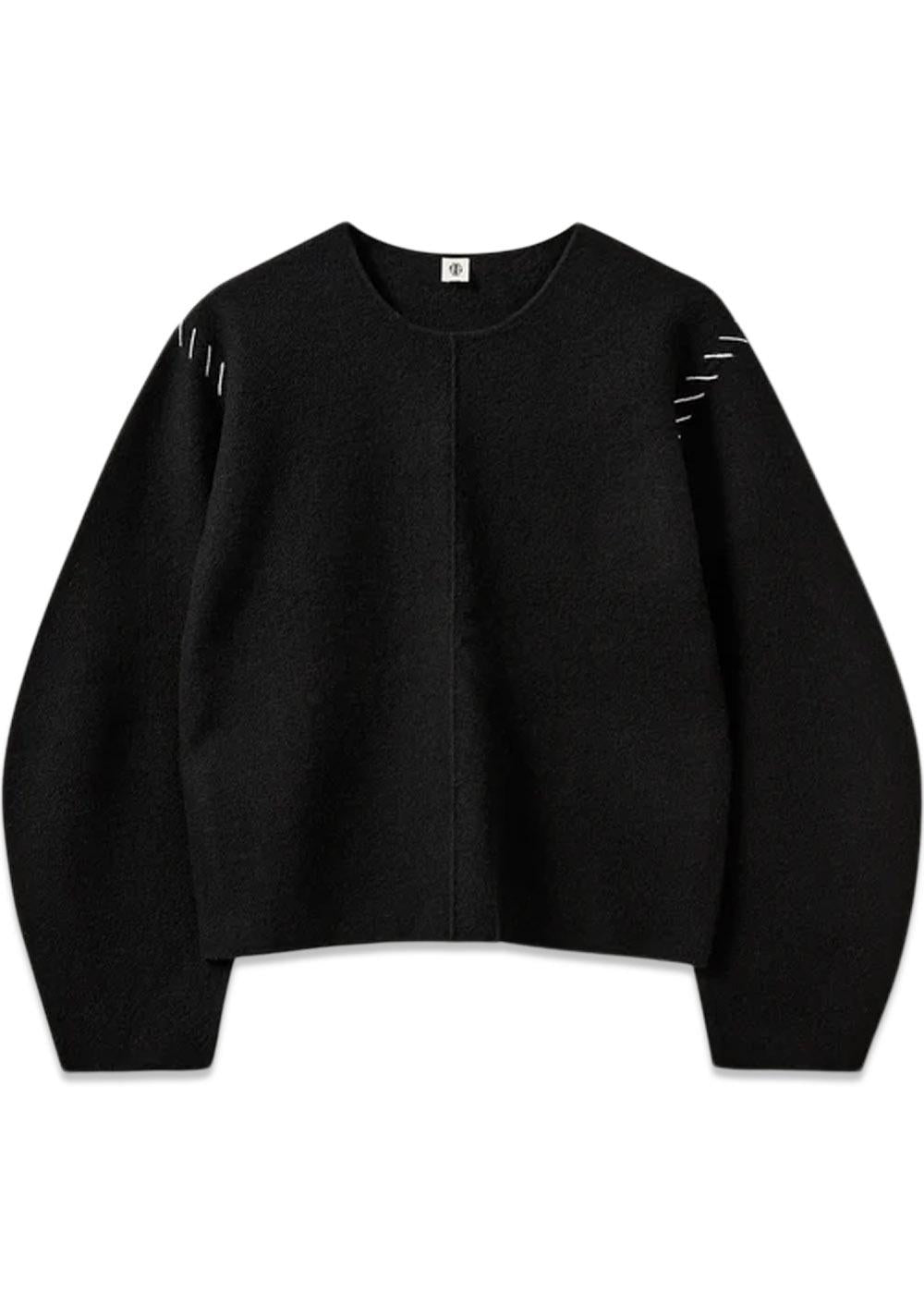 Oslo Sweater - Black-Knitwear-The Garment-Butler Loftet