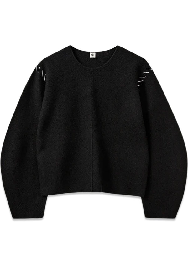 Oslo Sweater - Black-Knitwear-The Garment-Butler Loftet