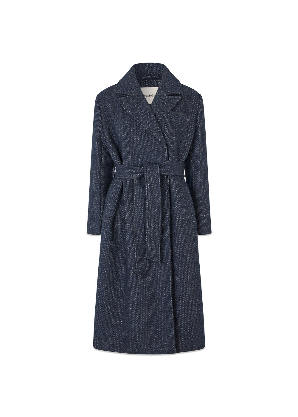 Otillamd coat - Navy Herringbone-Outerwear-Modström-Butler Loftet