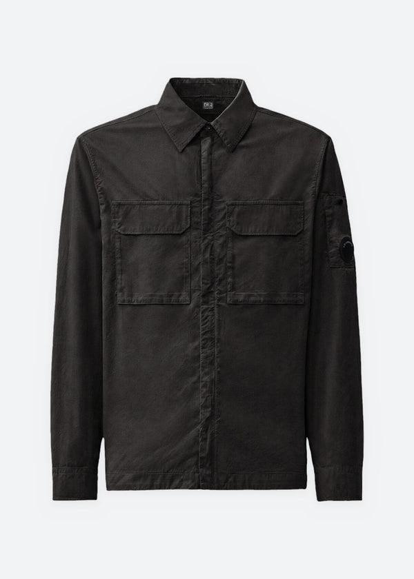 Overshirt Organic Gabadine - Black