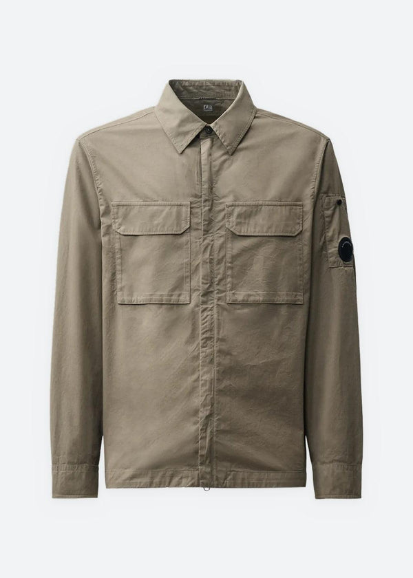 Overshirt Organic Gabadine - Fallen Rock