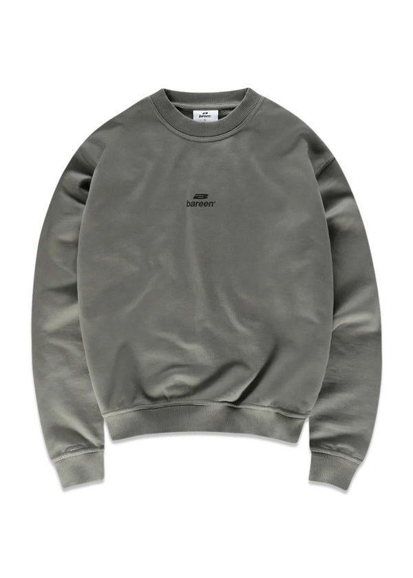 Oversized Crewneck - SS26 Seasonal - Stone Grey-Sweatshirts-Bareen-Butler Loftet