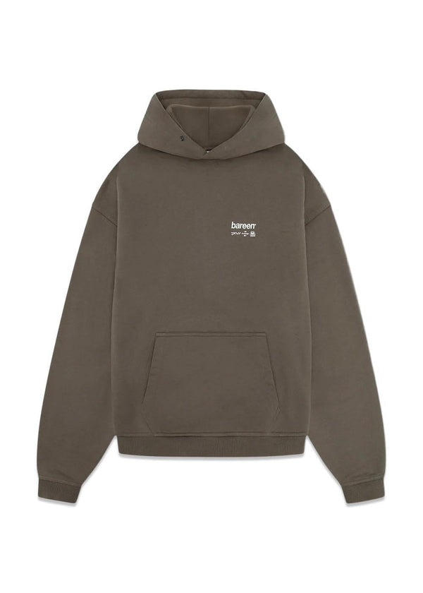 Oversized Hoodie - MMXVI - Stone Grey-Hoodies-Bareen-Butler Loftet