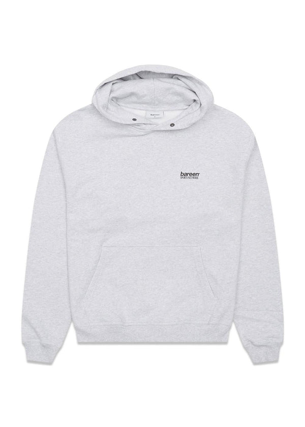 Oversized Hoodie - Sports Network - Cloudy Grey-Hoodies-Bareen-Butler Loftet