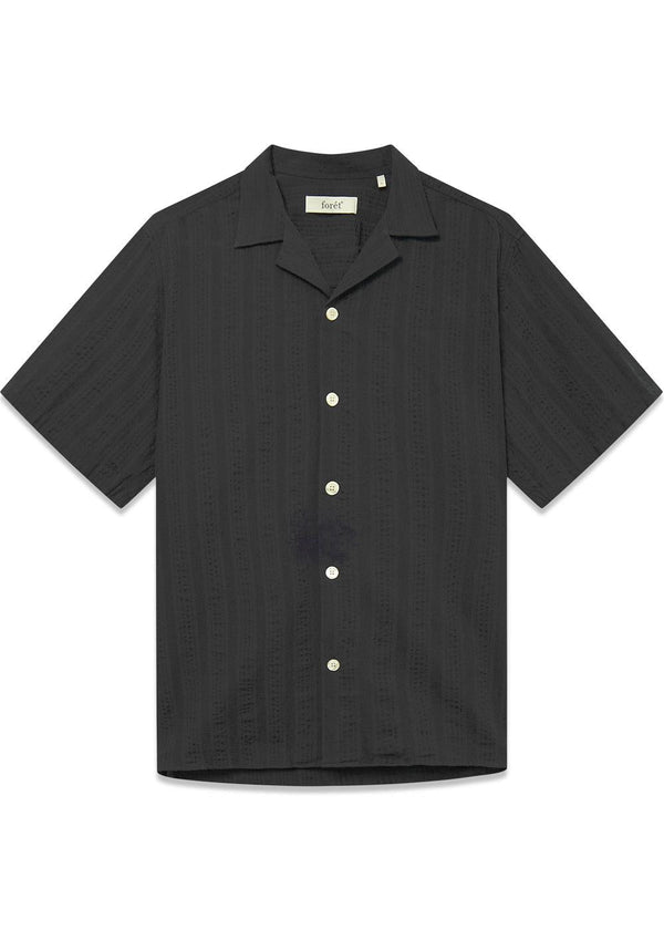 PEER SS SHIRT - Black-Shirts-Forét-Butler Loftet
