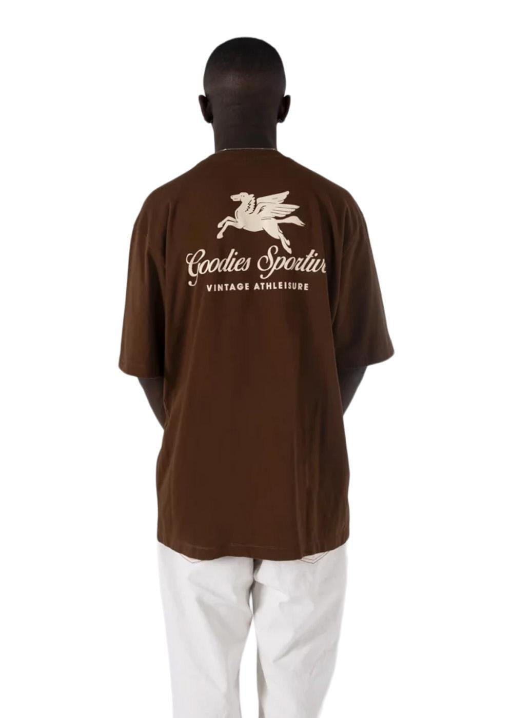 PEGASUS TEE - Chocolate-T-shirts-Goodies Sportive-Butler Loftet
