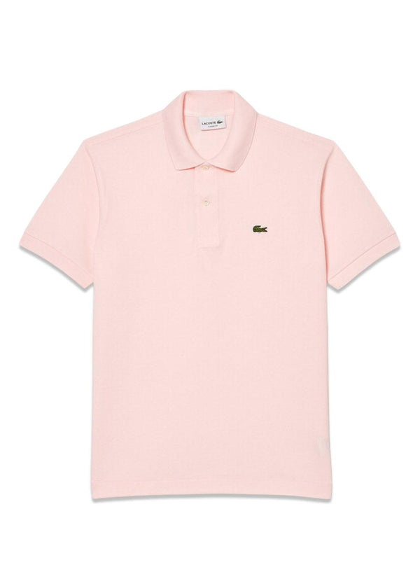 PETIT PIQUÉ COTTON POLO SHIRT - Flamingo-T-shirts-Lacoste-Butler Loftet
