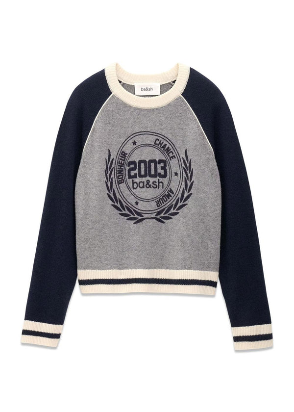 PULL COLLETTE - Navy-Knitwear-Ba&sh-Butler Loftet